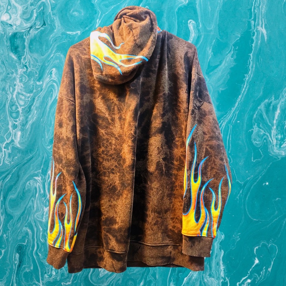 Acid dyed hoodie